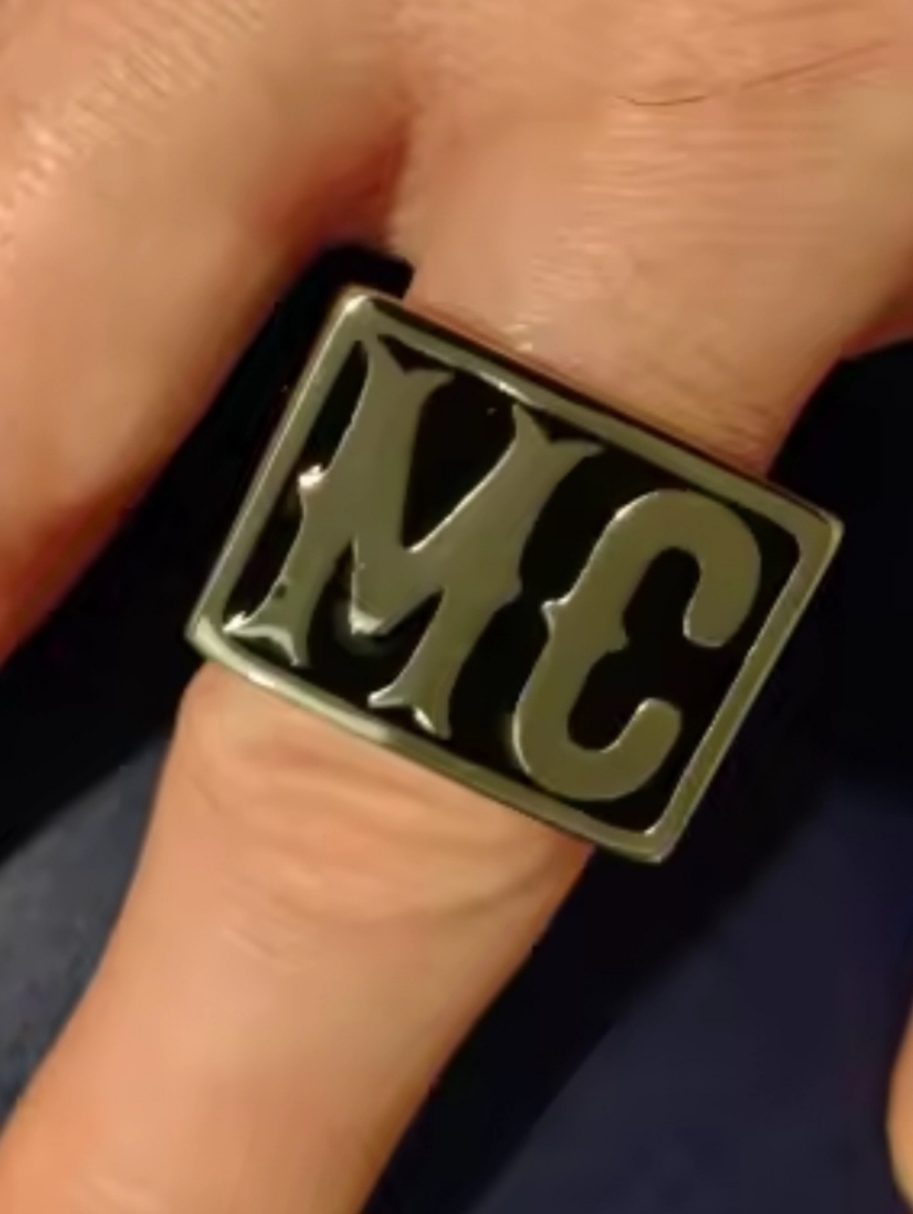 316L Stainless Steel MC Biker Motorcycle Harley Ring Size 8 To 14 Choose Color
